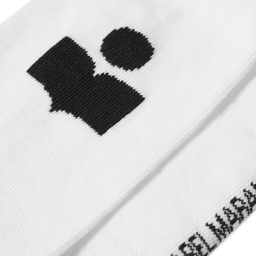 Accessories * | Isabel Marant Silokih Logo Sock