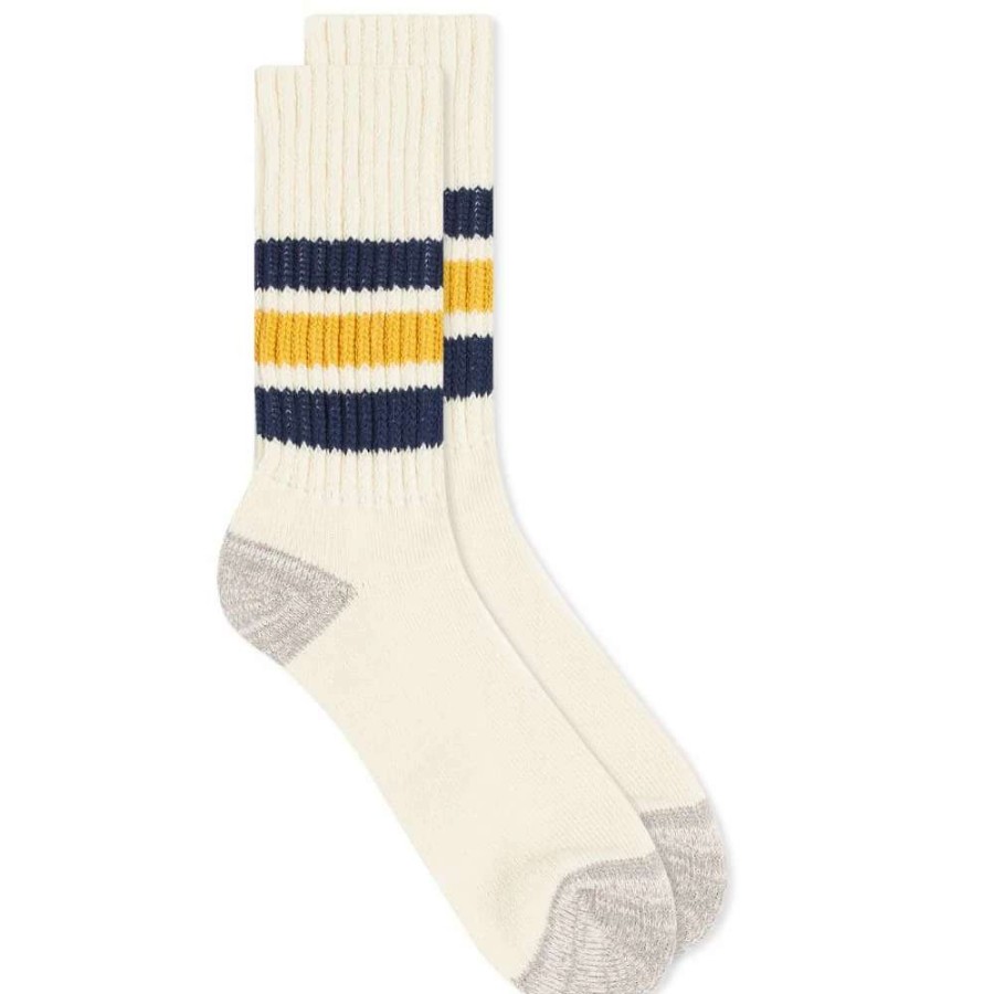 Accessories * | Rototo Coarse Ribbed Old School Crew Socks