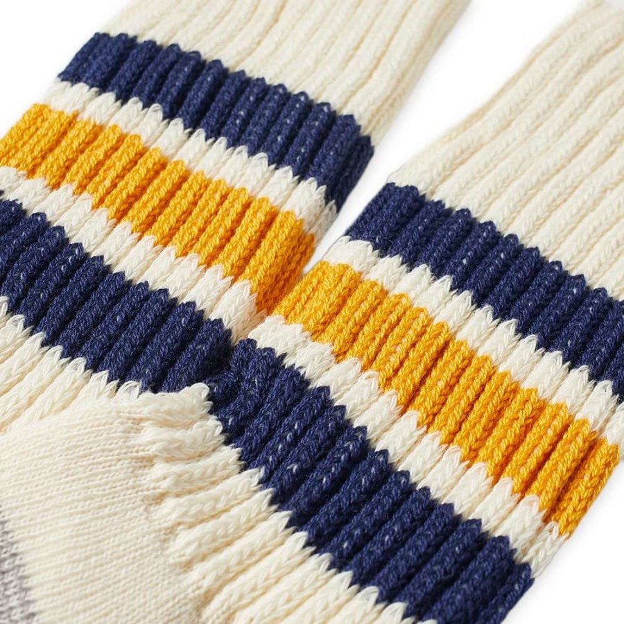 Accessories * | Rototo Coarse Ribbed Old School Crew Socks