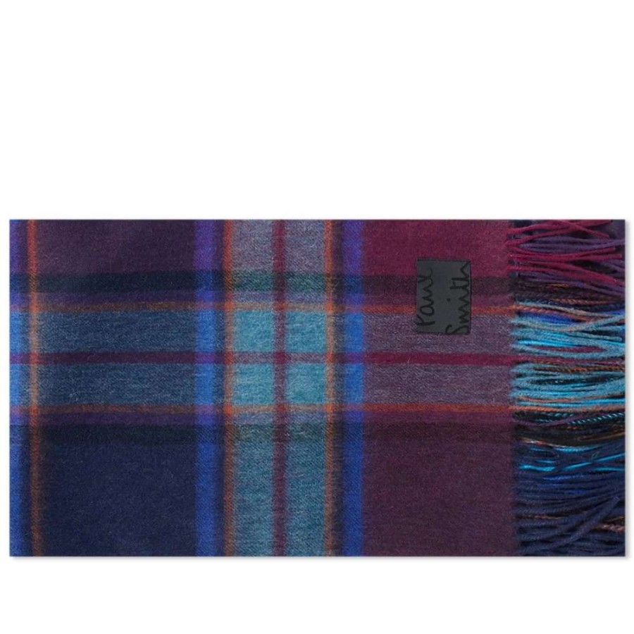 Accessories * | Paul Smith Spectral Check Scarf