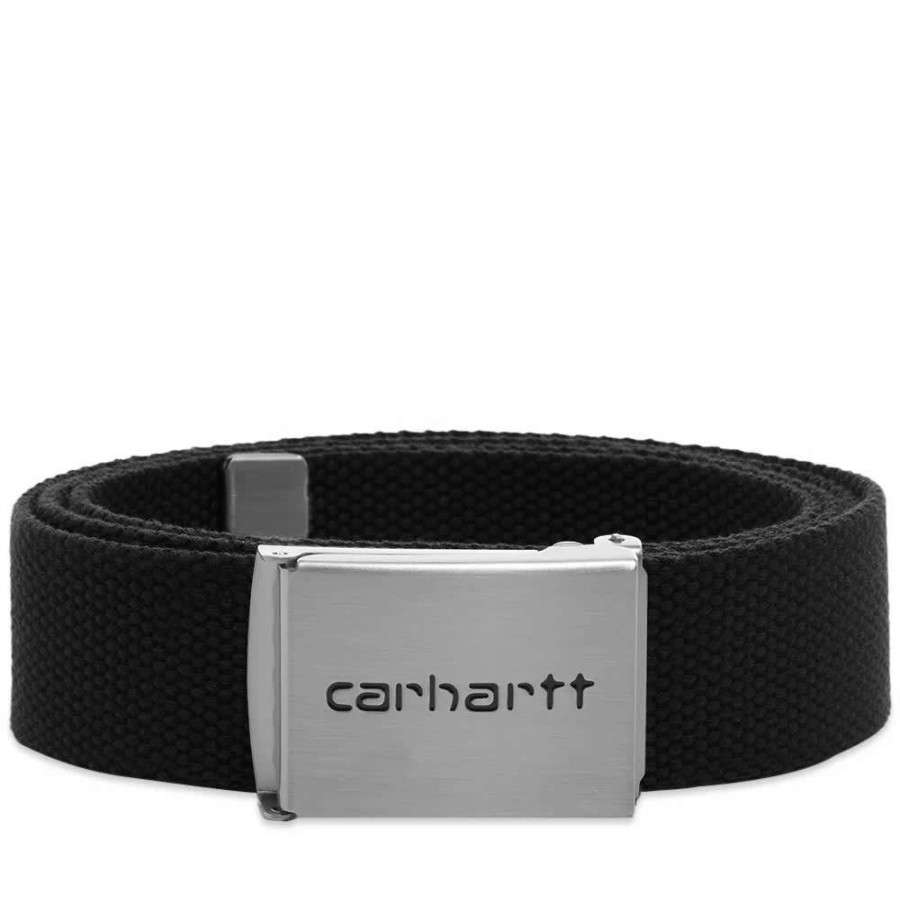 Accessories * | Carhartt Wip Chrome Clip Belt