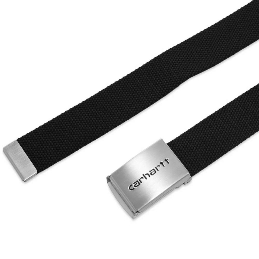 Accessories * | Carhartt Wip Chrome Clip Belt