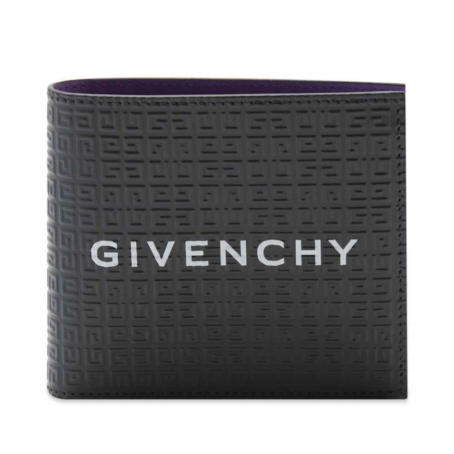 Accessories * | Givenchy Embossed 4G Logo Bicolour Billfold Wallet