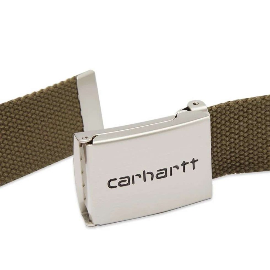 Accessories * | Carhartt Wip Chrome Clip Belt