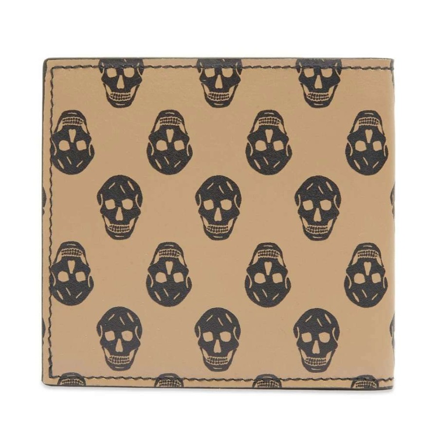 Accessories * | Alexander Mcqueen All Over Skull Billfold Wallet