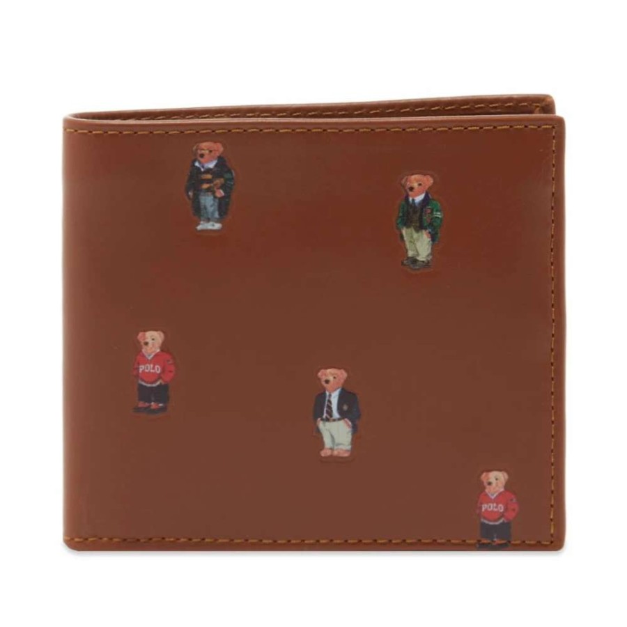 Accessories * | Polo Ralph Lauren All Over Bear Billfold Wallet