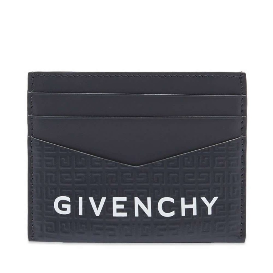 Accessories * | Givenchy Embossed 4G Logo Bicolour Card Holder