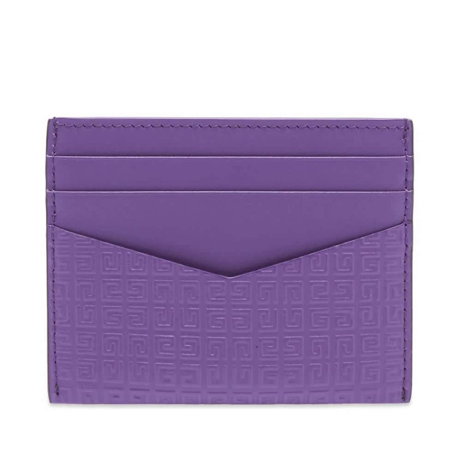 Accessories * | Givenchy Embossed 4G Logo Bicolour Card Holder