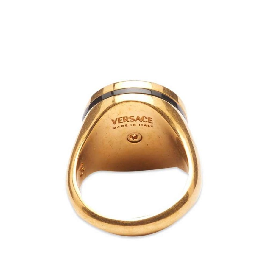 Accessories * | Versace Medusa Head Signet Ring