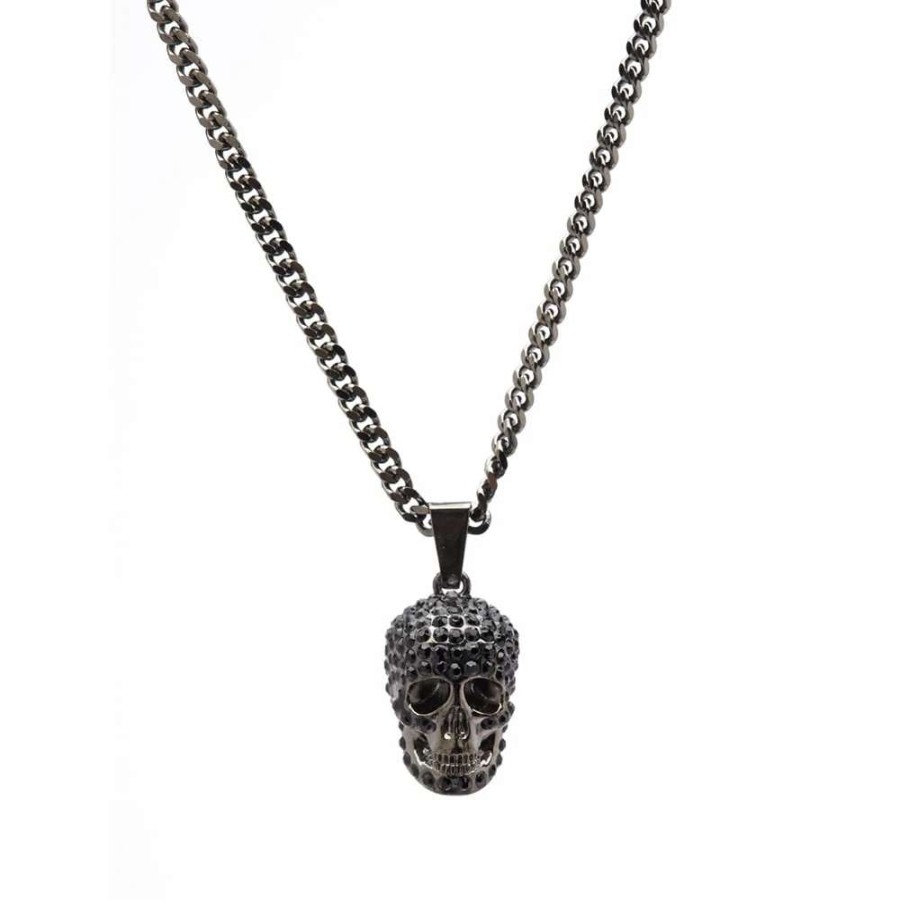 Accessories * | Alexander Mcqueen Swarovski Skull Pendant