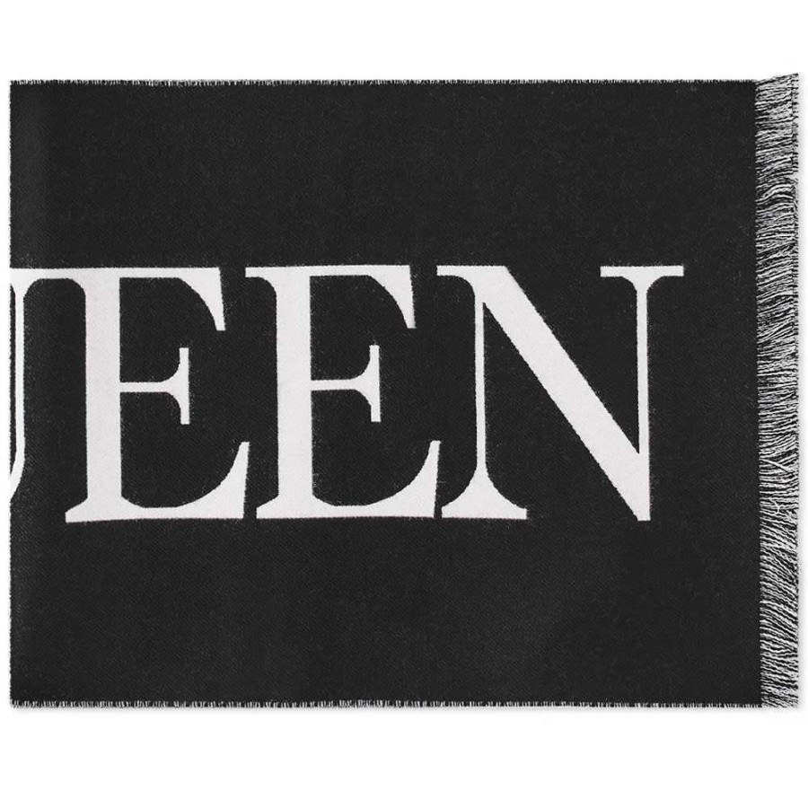 Accessories * | Alexander Mcqueen Classic Logo Scarf