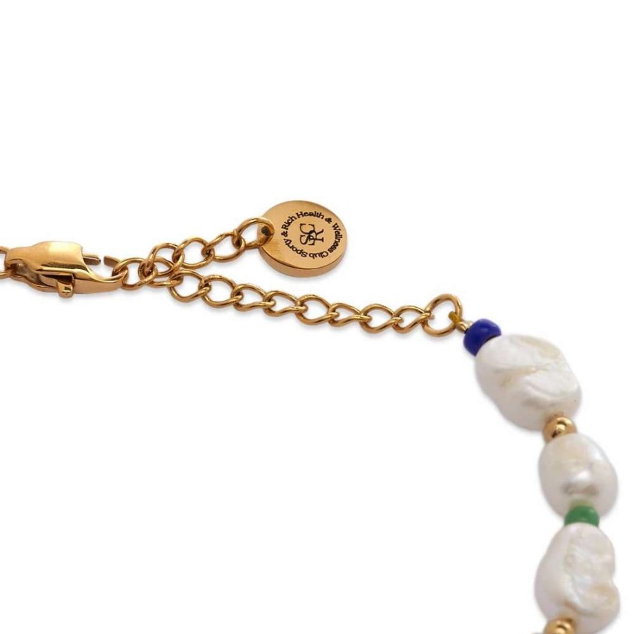 Accessories * | Sporty & Rich Be Nice Pearl & Bead Bracelet