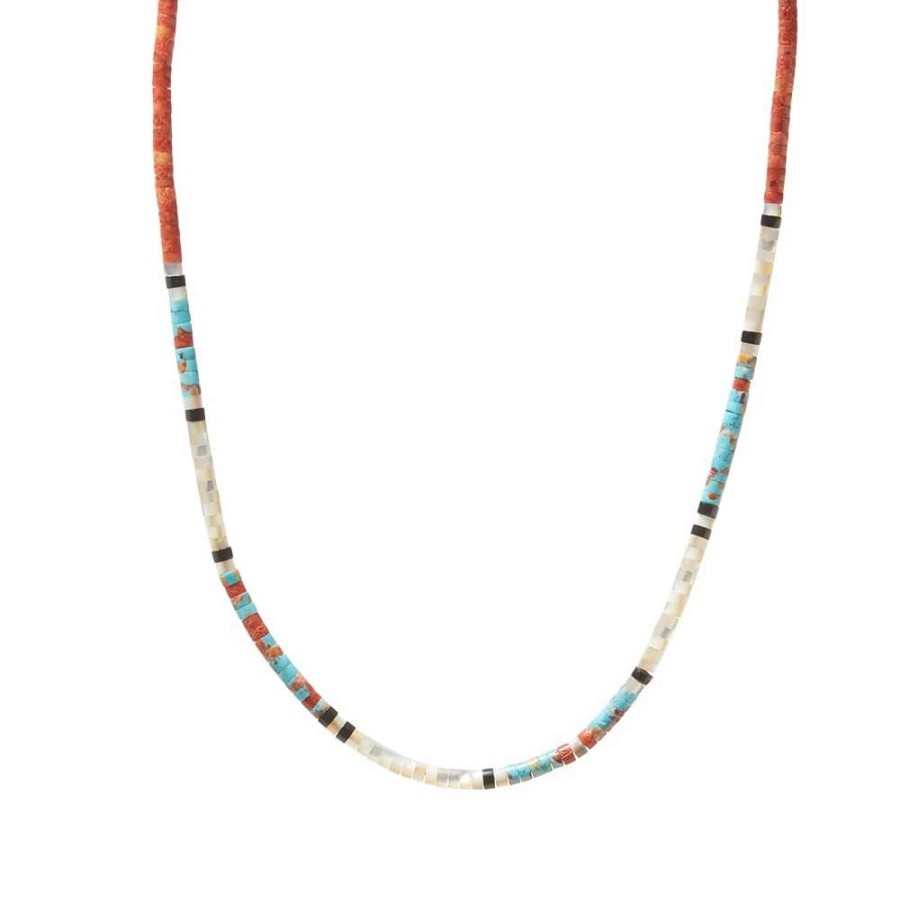 Accessories * | Mikia Heishi Beads Necklace