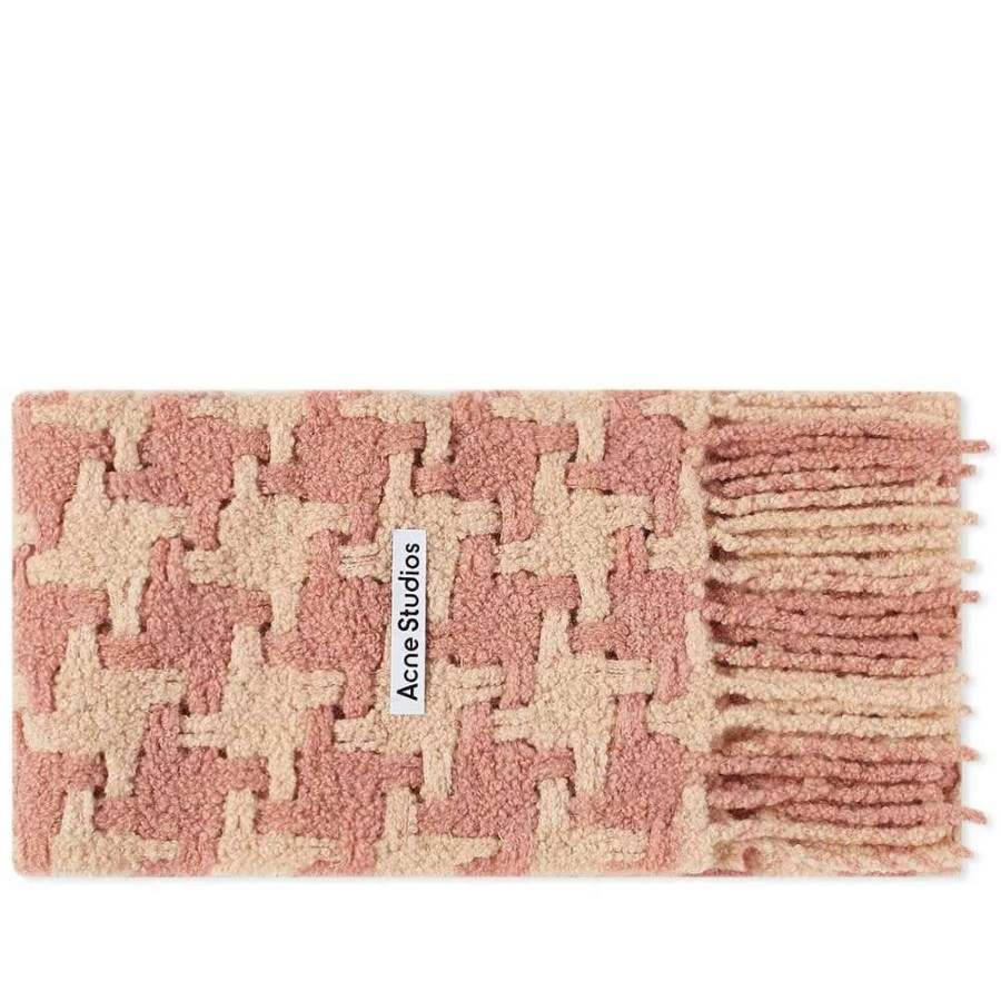 Accessories * | Acne Studios Vadik Houndstooth Scarf