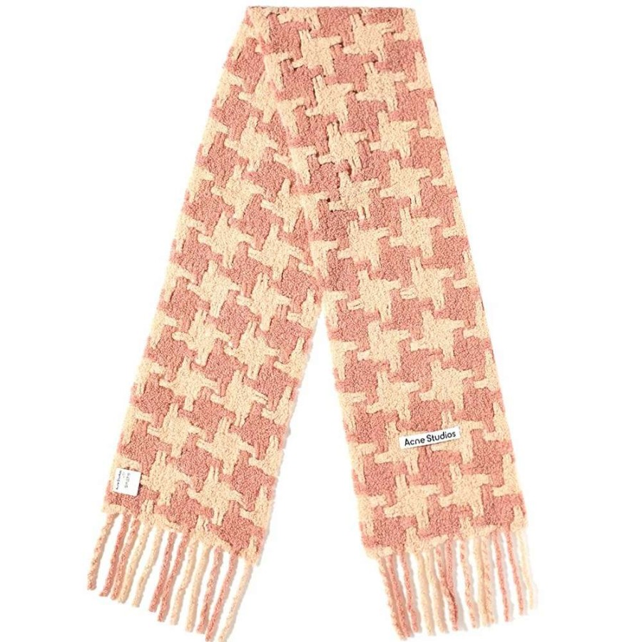 Accessories * | Acne Studios Vadik Houndstooth Scarf