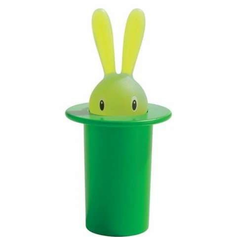 Table Accessories * | Alessi Magic Bunny Toothpick Holder Green