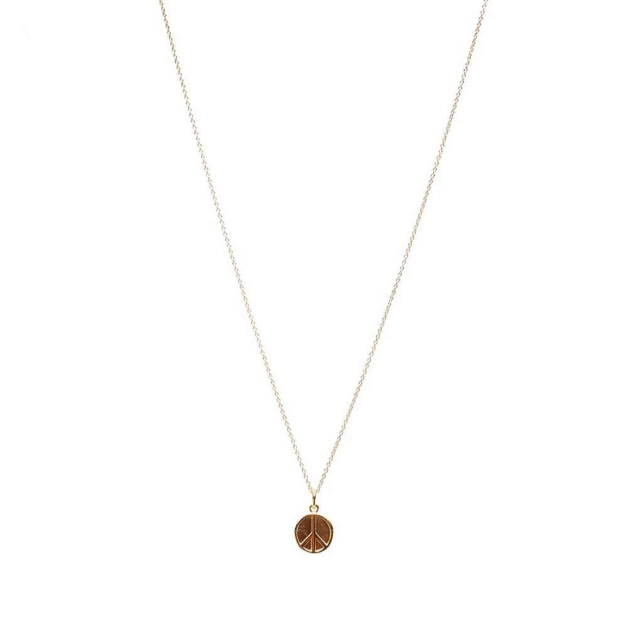 Accessories * | Needles Peace Gold Plated Pendant