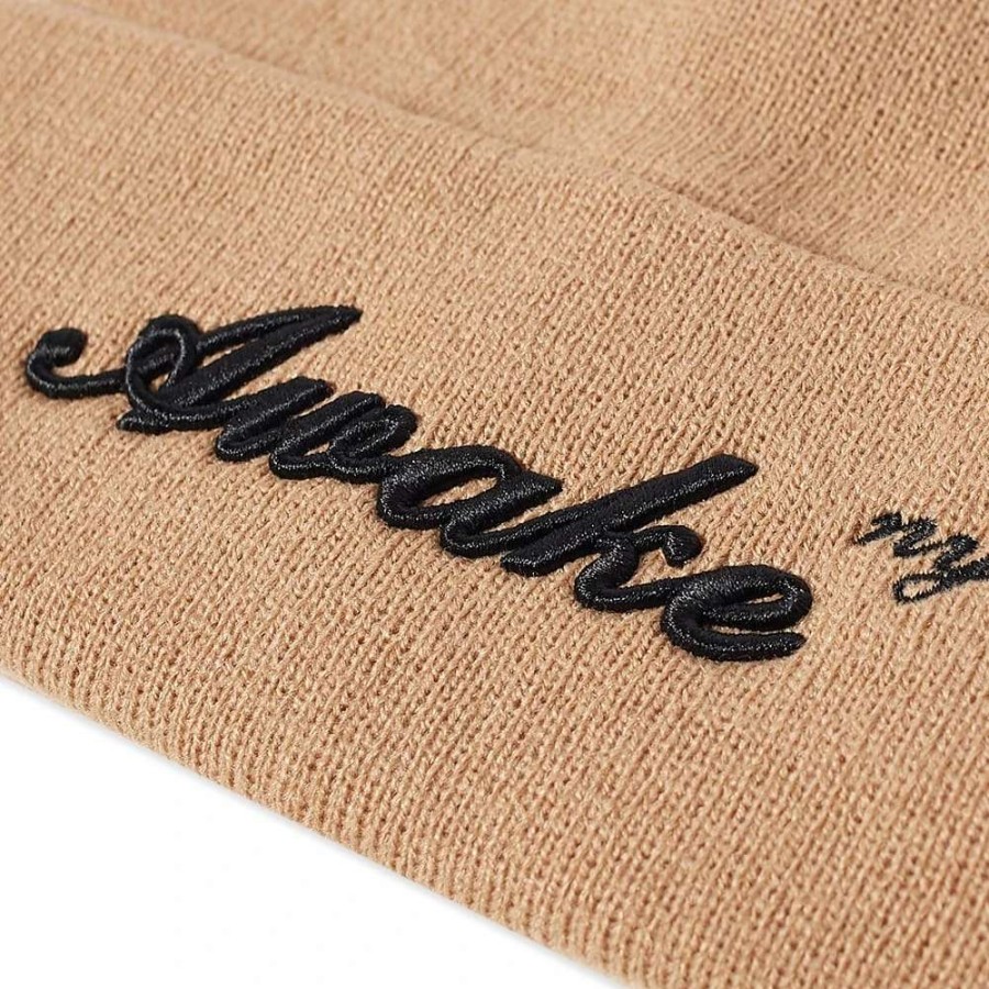 Accessories * | Awake Ny Script Logo Beanie