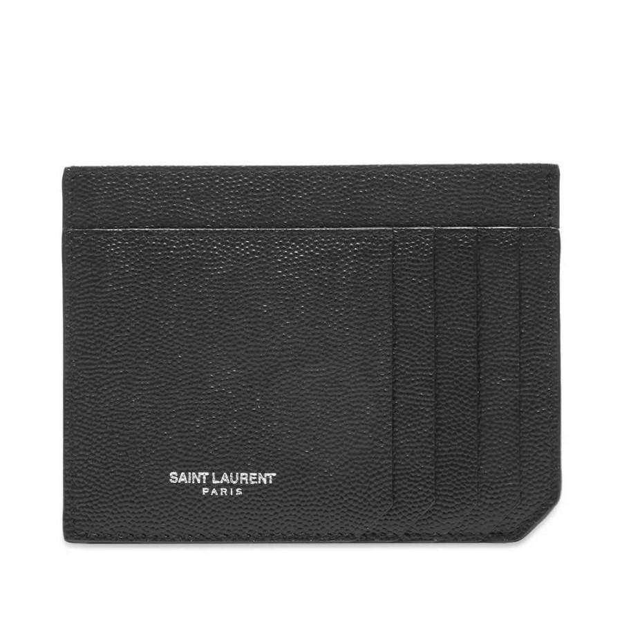 Accessories * | Saint Laurent Logo Credit Card Holder