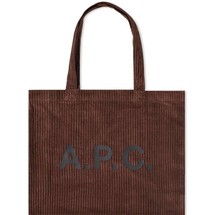 Accessories * | A.P.C. Diane Corduroy Shopping Tote