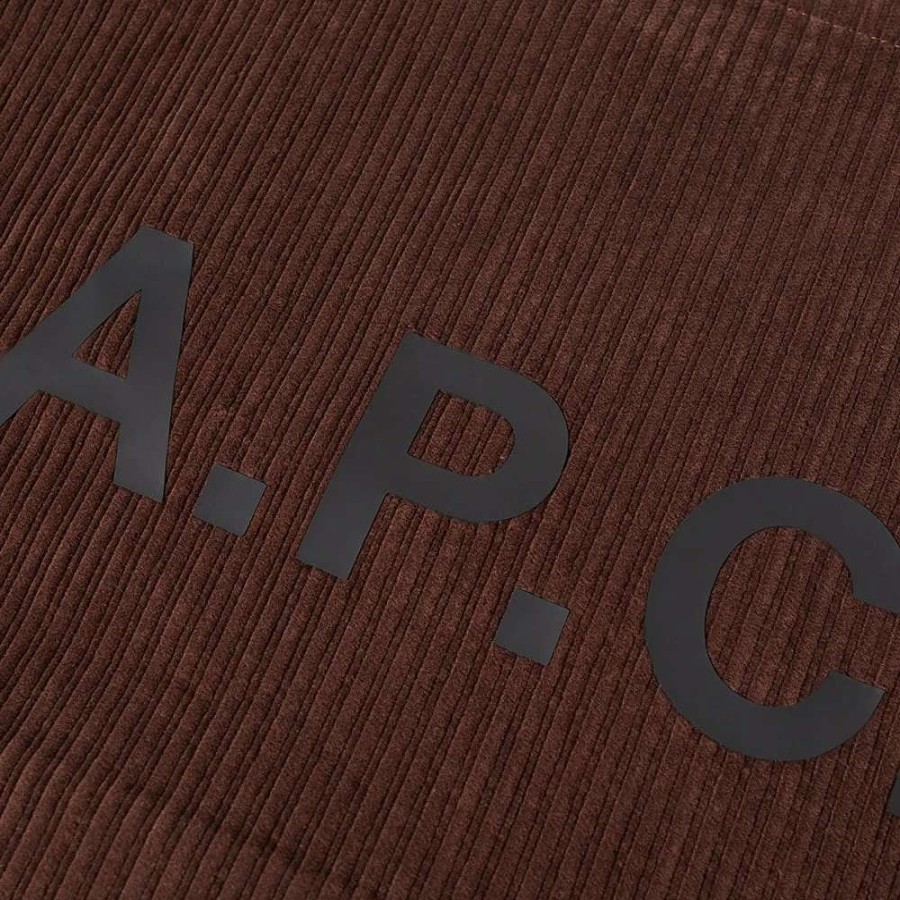 Accessories * | A.P.C. Diane Corduroy Shopping Tote