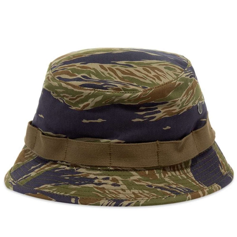 Accessories * | The Real Mccoys The Real Mccoy'S Tiger Camourflage Boonie Hat