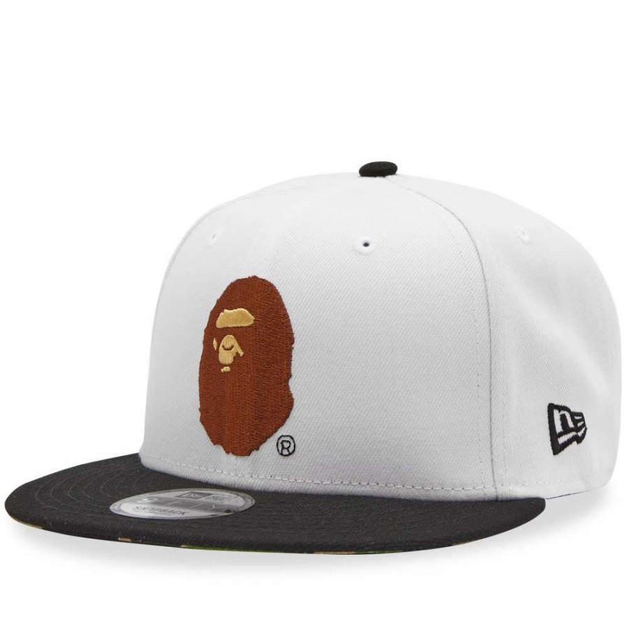 Accessories * | A Bathing Ape X New Era 9Fifty Ape Head Cap