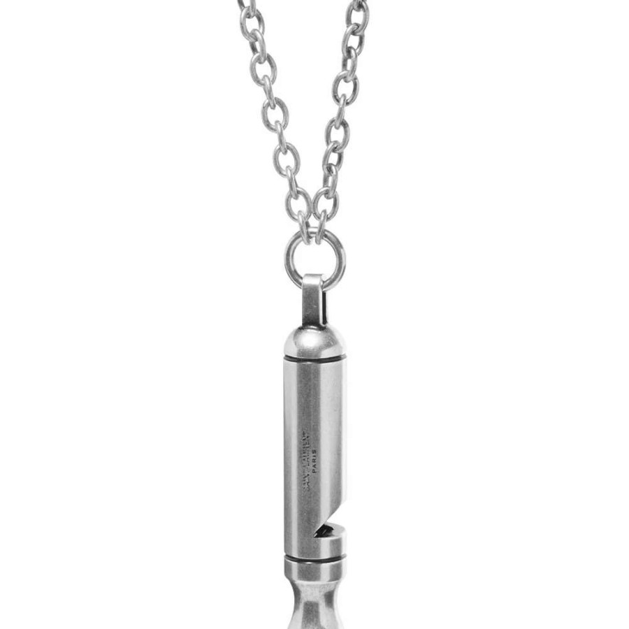 Accessories * | Saint Laurent Whistle Pendant Necklace