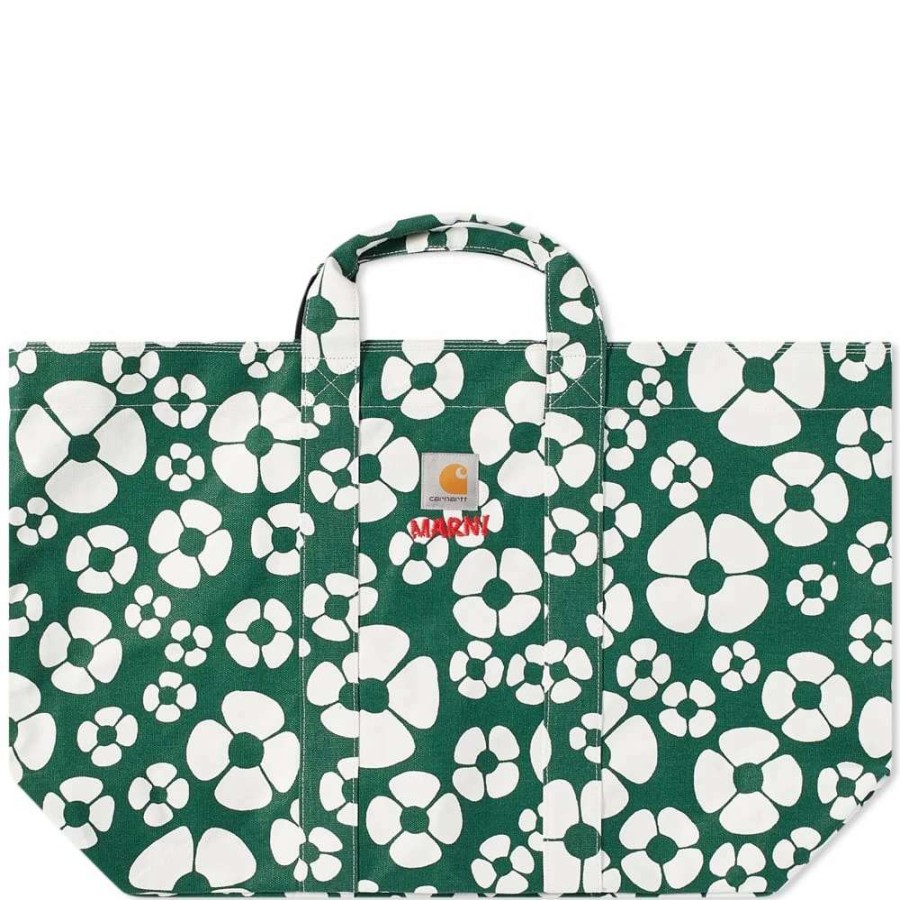 Accessories * | Marni X Carhartt Wip Floral Mami Tote Bag