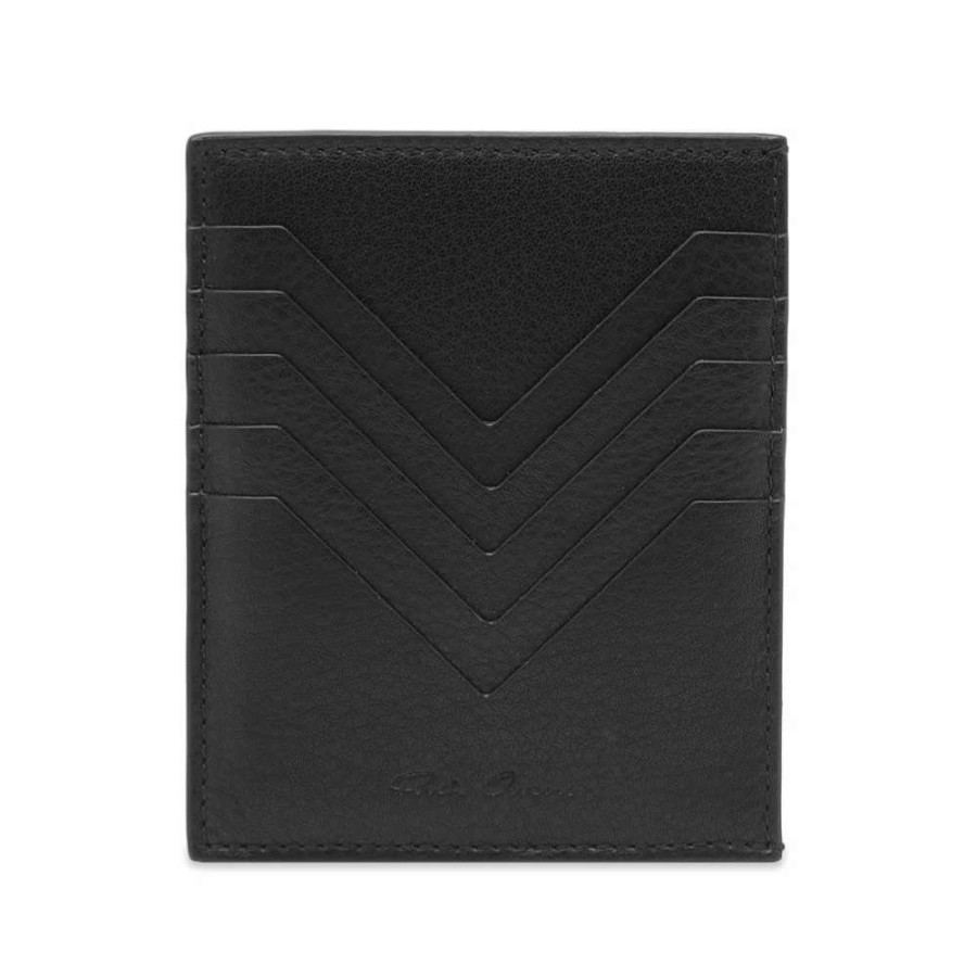 Accessories * | Rick Owens Square Credit Card Holder