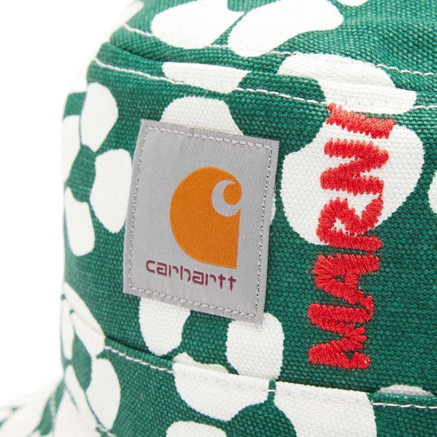 Accessories * | Marni X Carhartt Wip Floral Bucket Hat