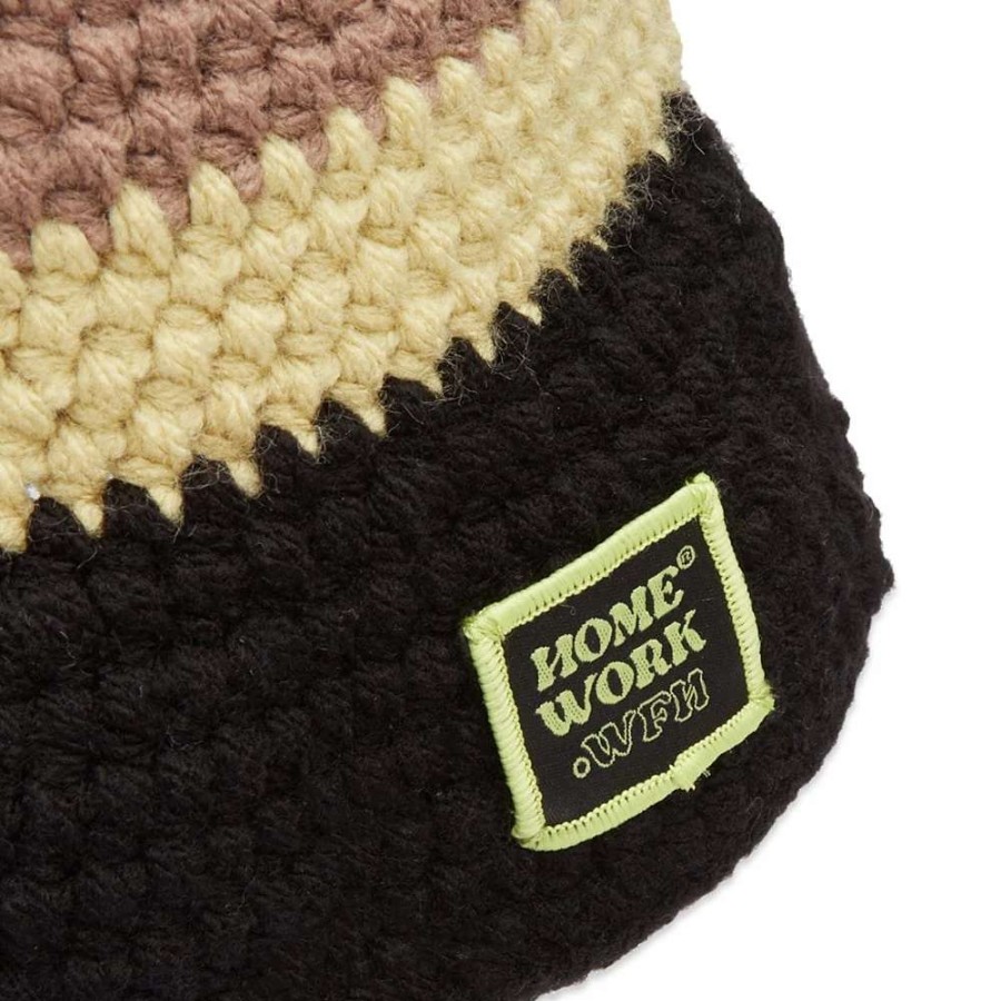 Accessories * | Homework Hand Knitted Bucket Hat