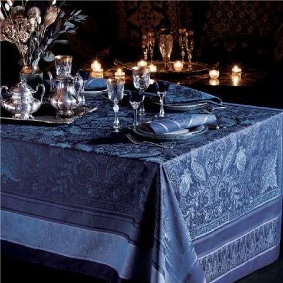 Table Accessories * | Garnier-Thiebaut Persina Crepuscule Tablecloth 174X304Cm