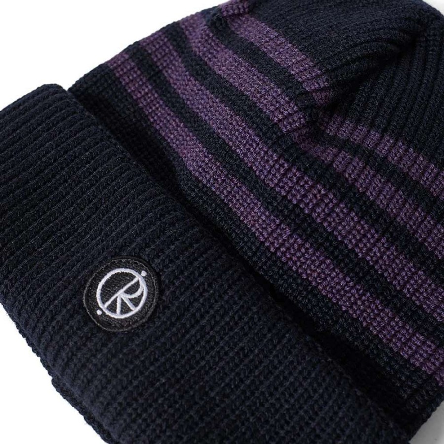 Accessories * | Polar Skate Co. Stripe Merino Beanie