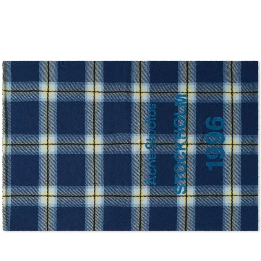 Accessories * | Acne Studios Cassiar Check New Scarf