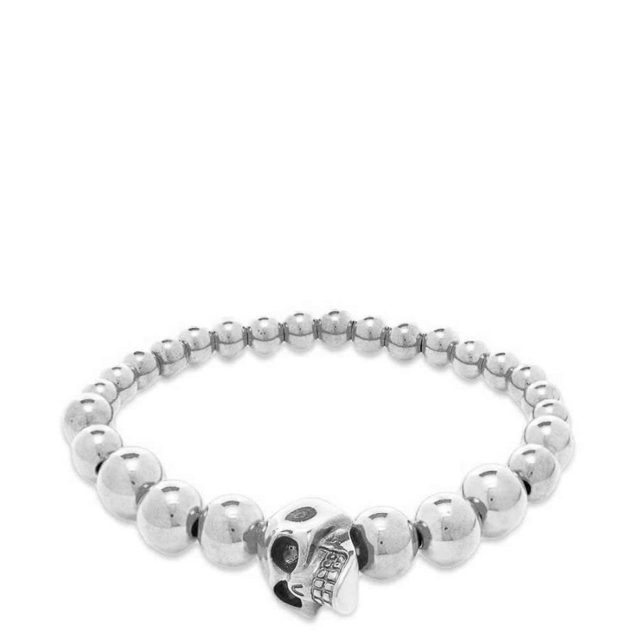 Accessories * | Alexander Mcqueen Skull Ball Bracelet