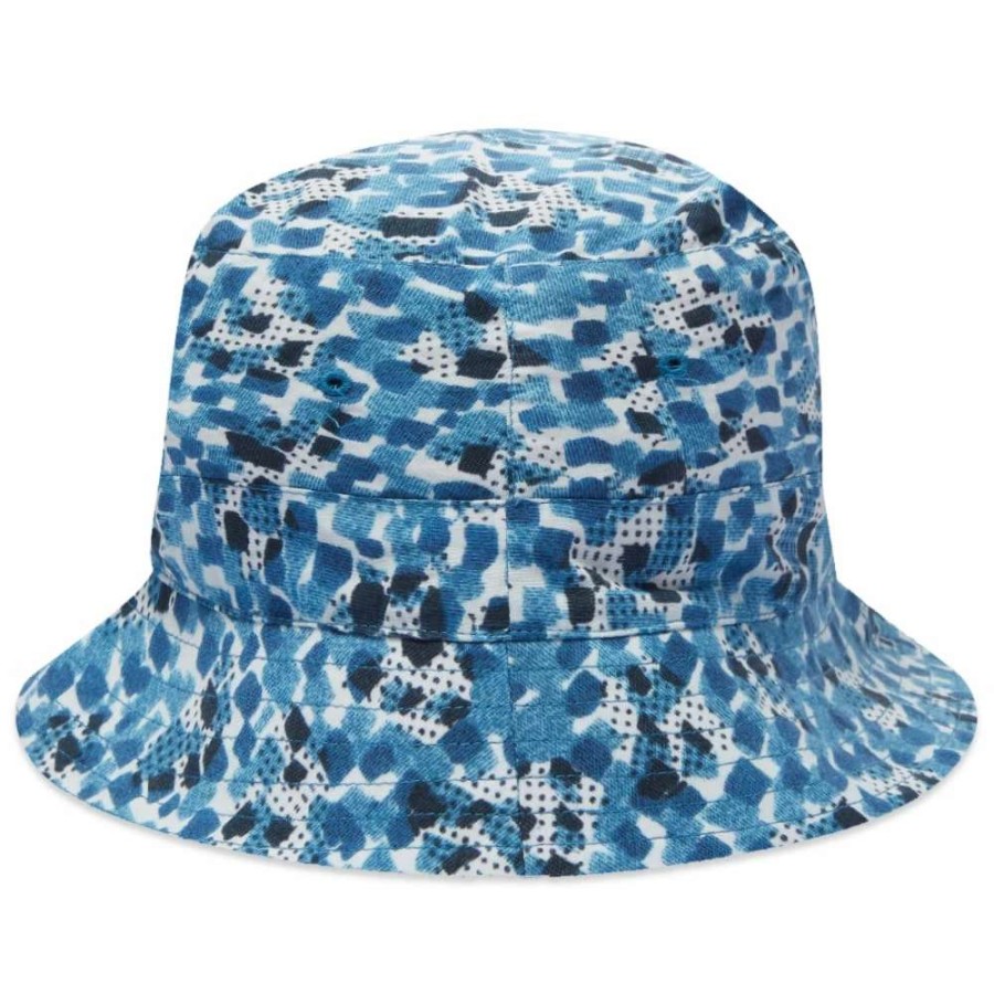 Accessories * | Universal Works Organic Print Bucket Hat