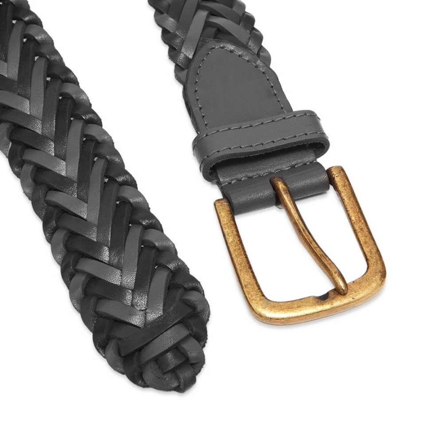 Accessories * | Corridor Braided Leather Belt