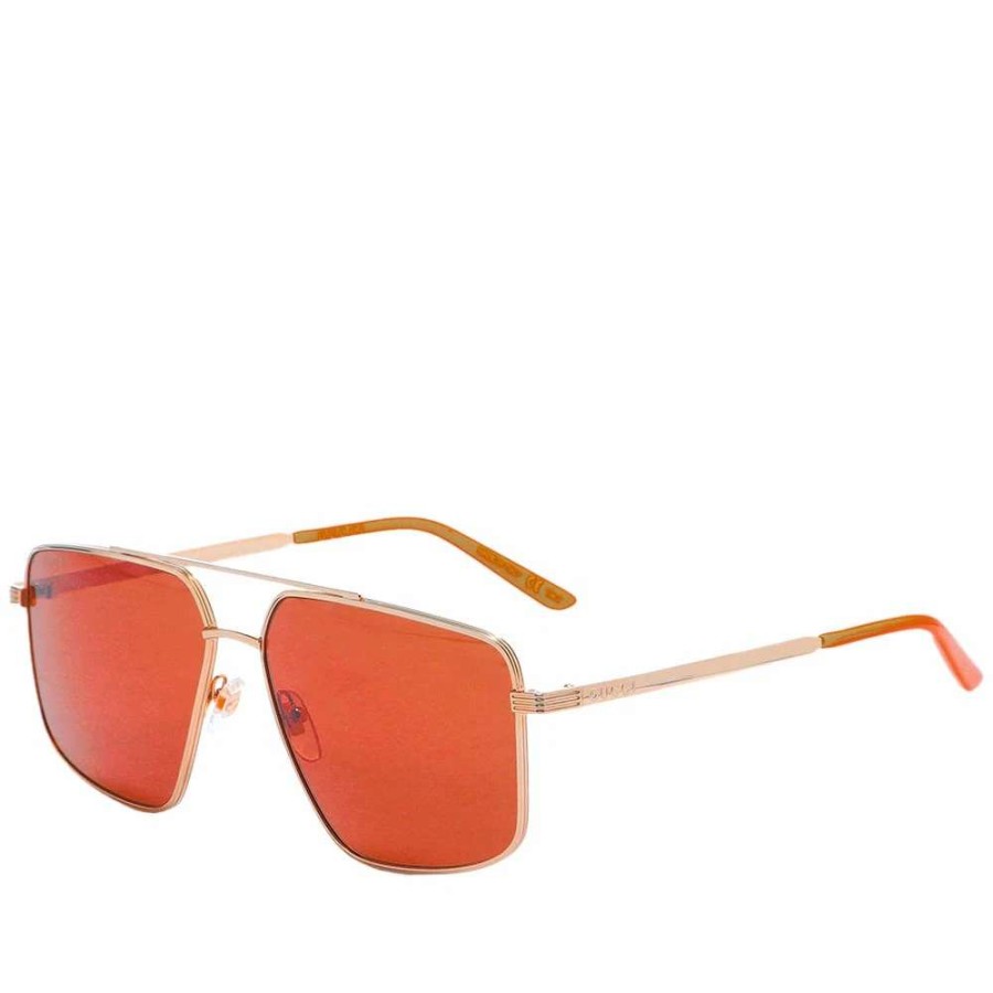 Accessories * | Gucci Eyewear Gucci Light Metal Sunglasses