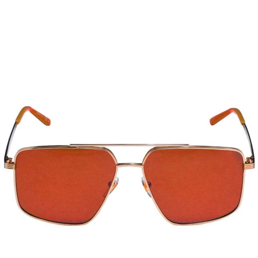 Accessories * | Gucci Eyewear Gucci Light Metal Sunglasses