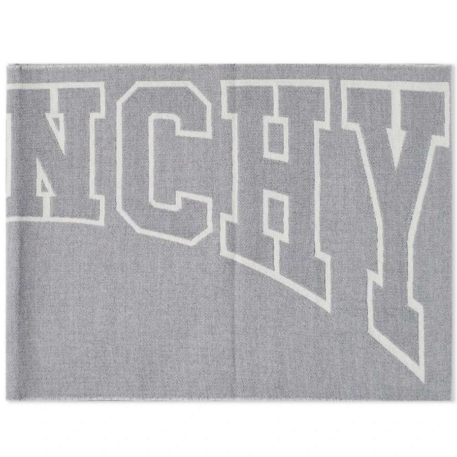 Accessories * | Givenchy College Logo Scarf