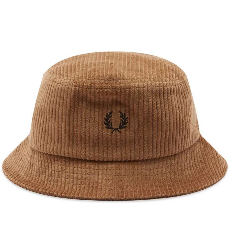 Accessories * | Fred Perry Corduroy Bucket Hat