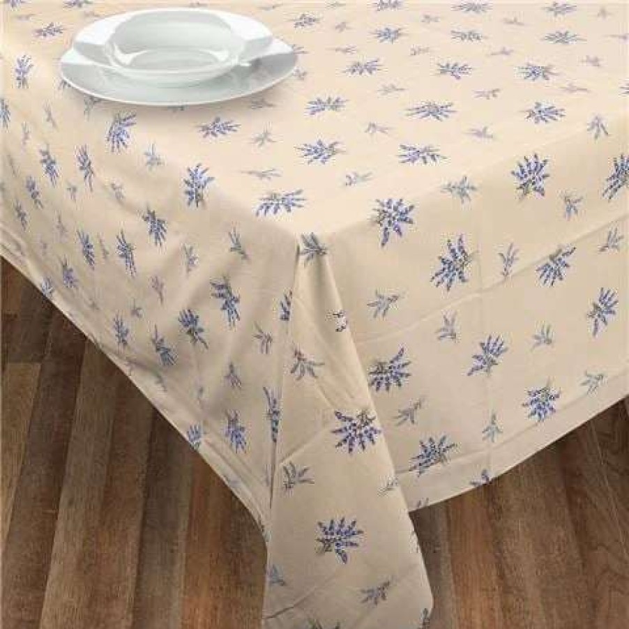 Table Accessories * | L'Ensoleillade Imprime Valensole Ecru Tablecloth 350X155Cm