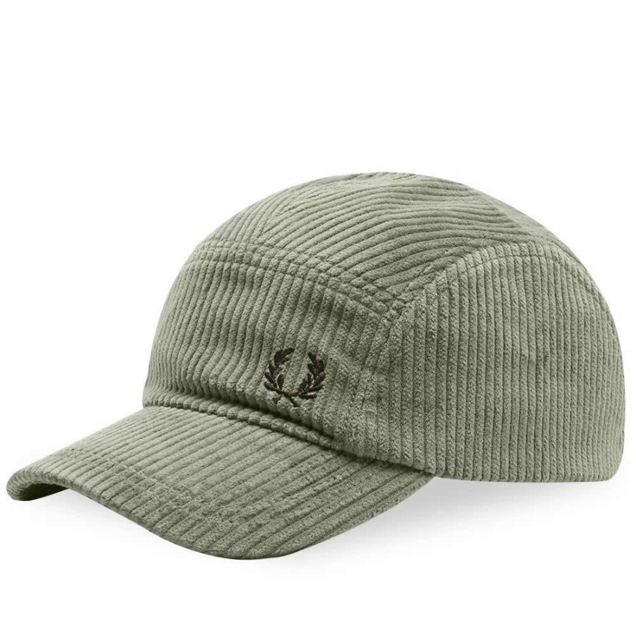 Accessories * | Fred Perry Corduroy 5 Panel Cap