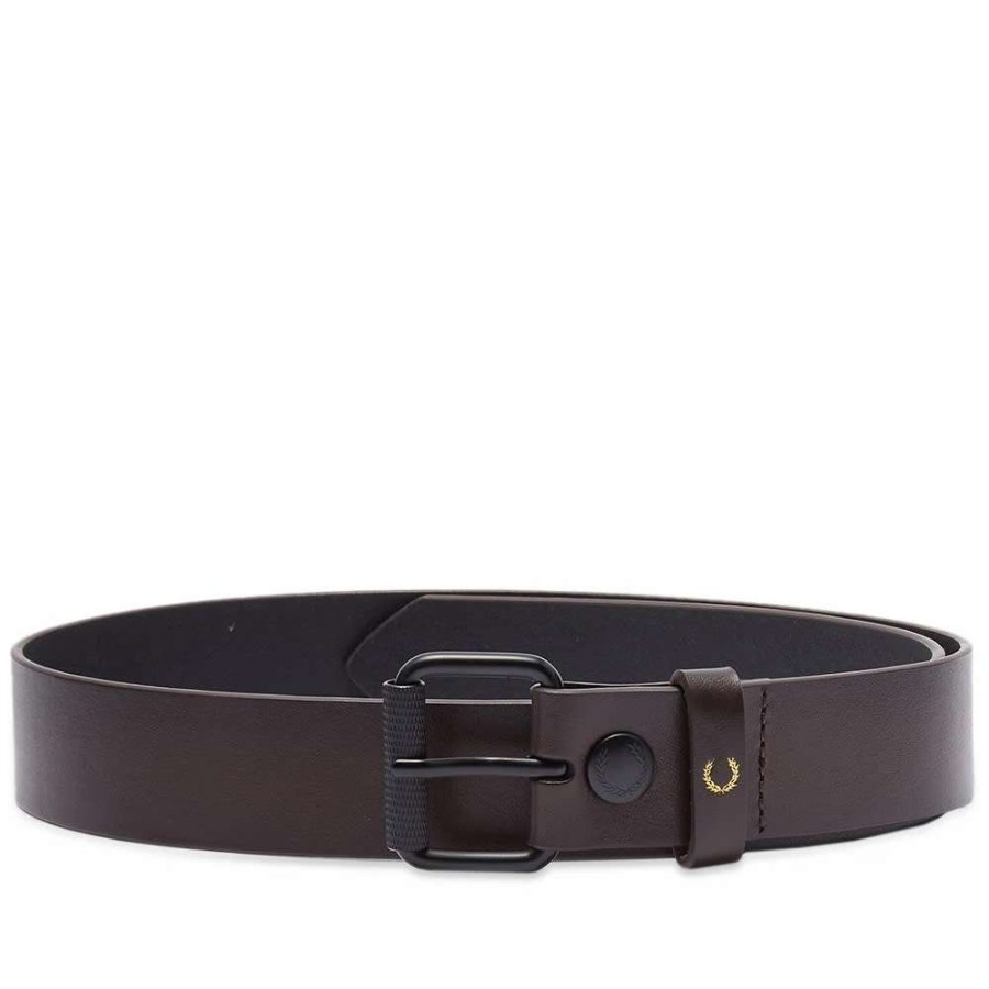 Accessories * | Fred Perry Authentic Fred Perry Leather Belt