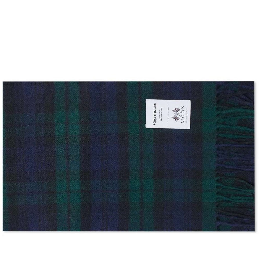 Accessories * | Norse Projects Moon Checked Lambswool Scarf