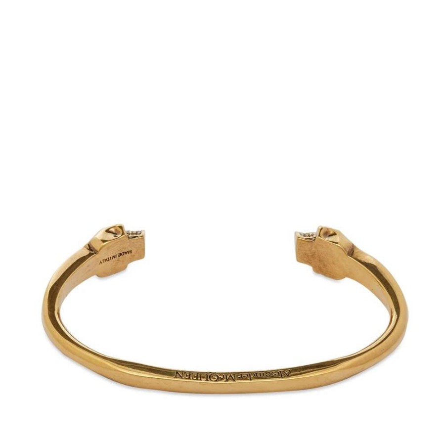 Accessories * | Alexander Mcqueen Twin Skull Bracelet