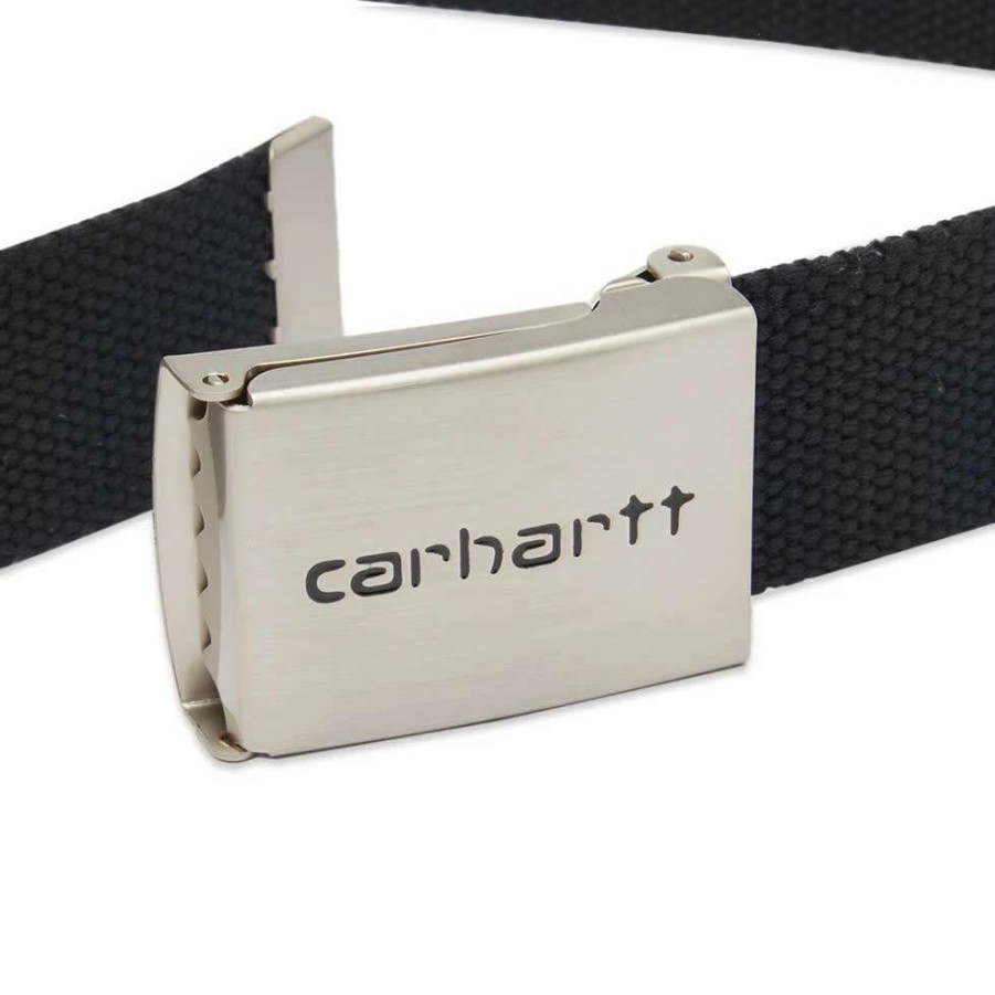 Accessories * | Carhartt Wip Chrome Clip Belt