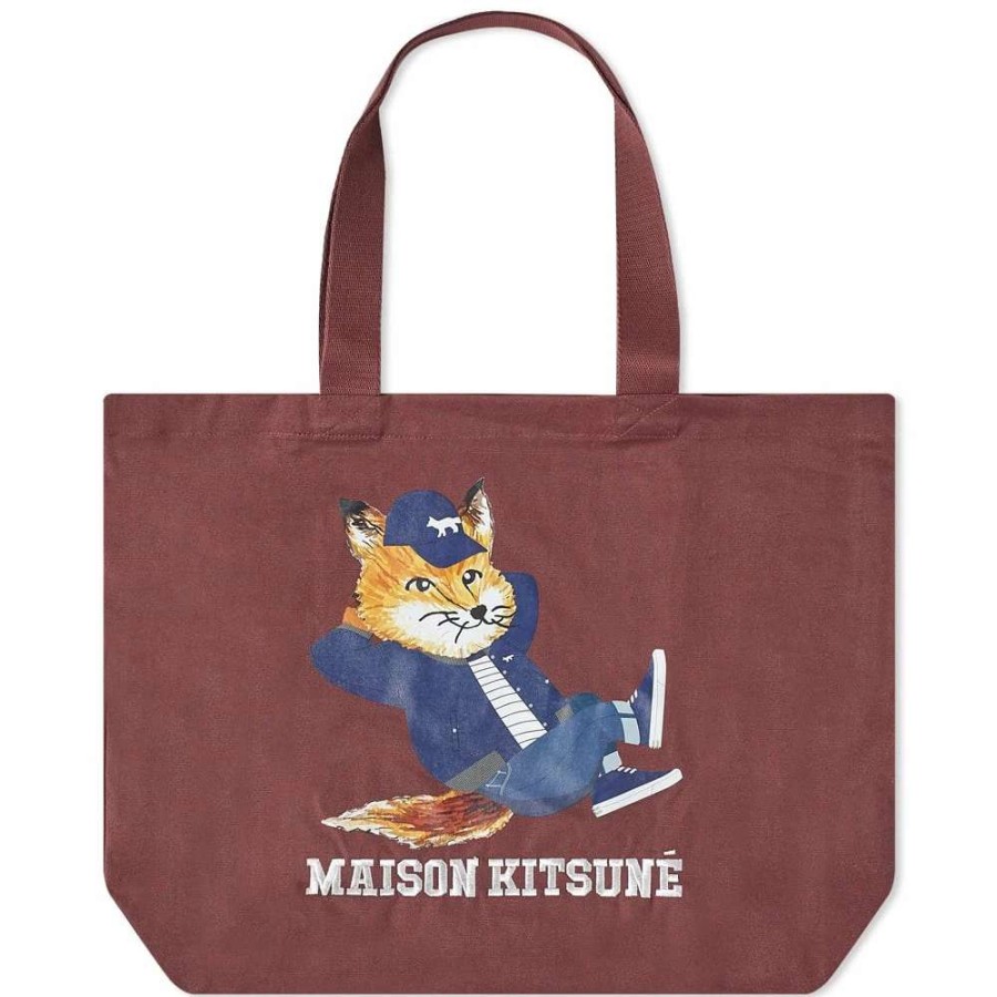 Accessories * | Maison Kitsune Dressed Fox Tote Bag