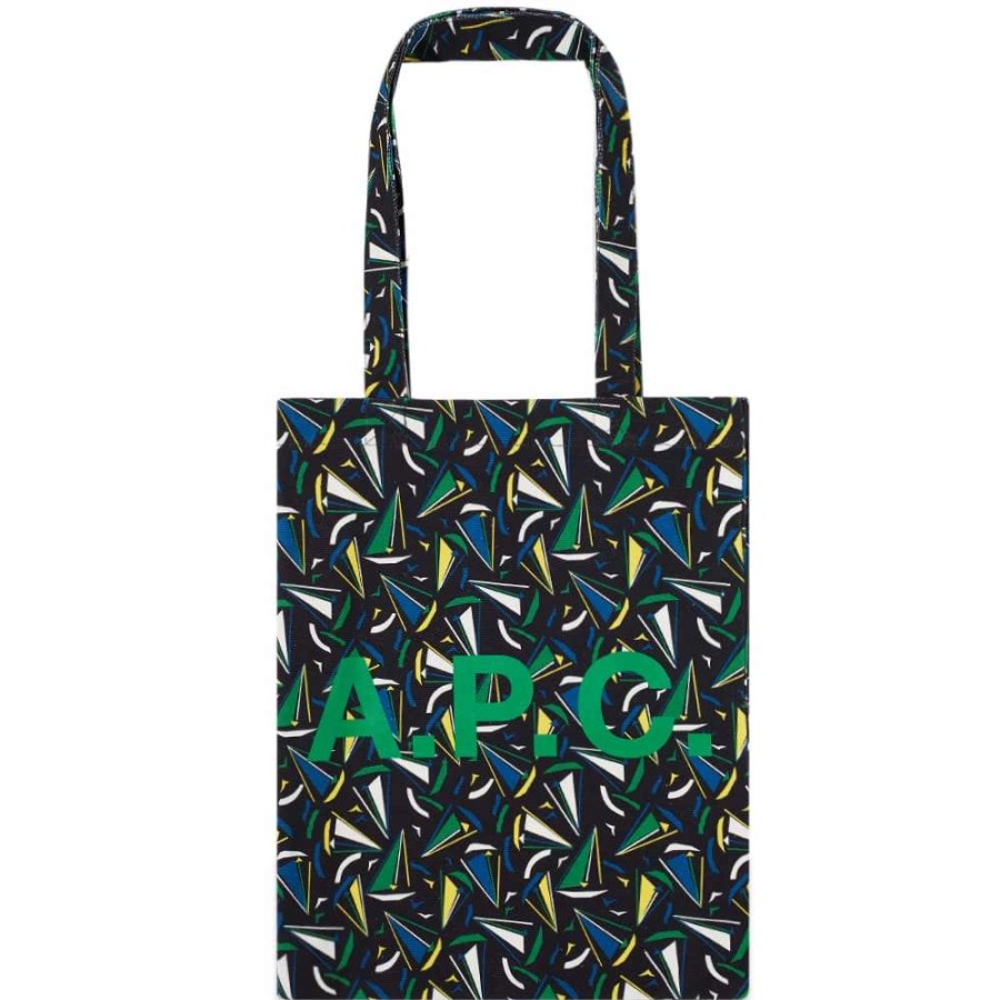 Accessories * | A.P.C. A.P.C Lou Boat Print Tote